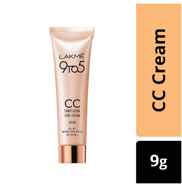 Lakme 9 To 5 Complexion Care Face CC Cream, Lakmé, LAKME, 9, To, 5, Complexion, Care, Face, CC, Cream, Beige, SPF 30, HERBICHEM.COM, CONCEALER, DARK, SPOT, REMOVER, BEST, GOOD