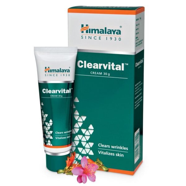 HIMALAYA CLEARVITAL CREAM 30gm, HIMALAYA CLEARVITAL CREAM, cream for wrinkles, ayurvedic cream for wrinkles, best cream for wrinkles, antiaging cream, best antiaging cream,