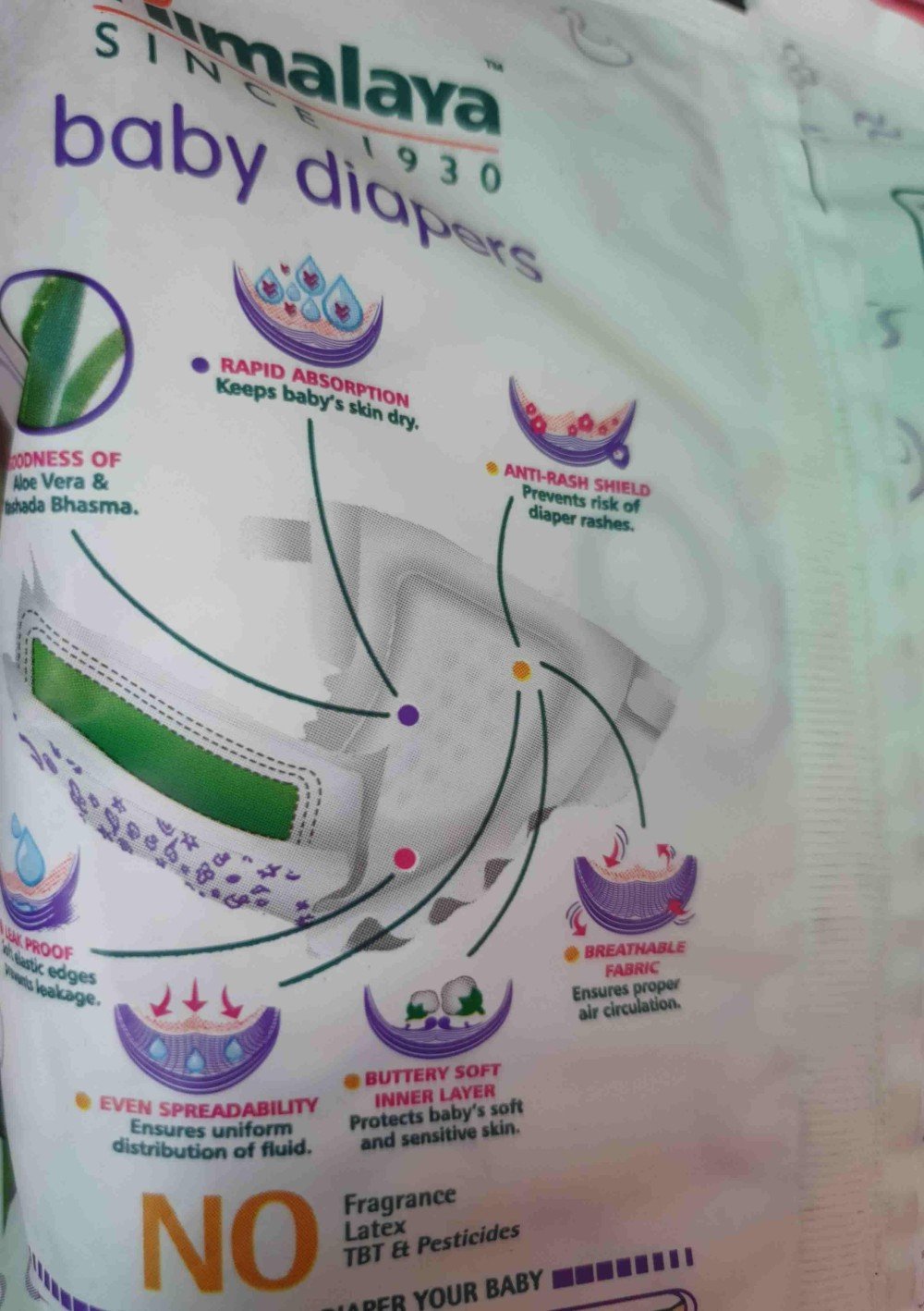Himalaya Baby Diapers - With Anti-Rash Shield – Himalaya Wellness (India)