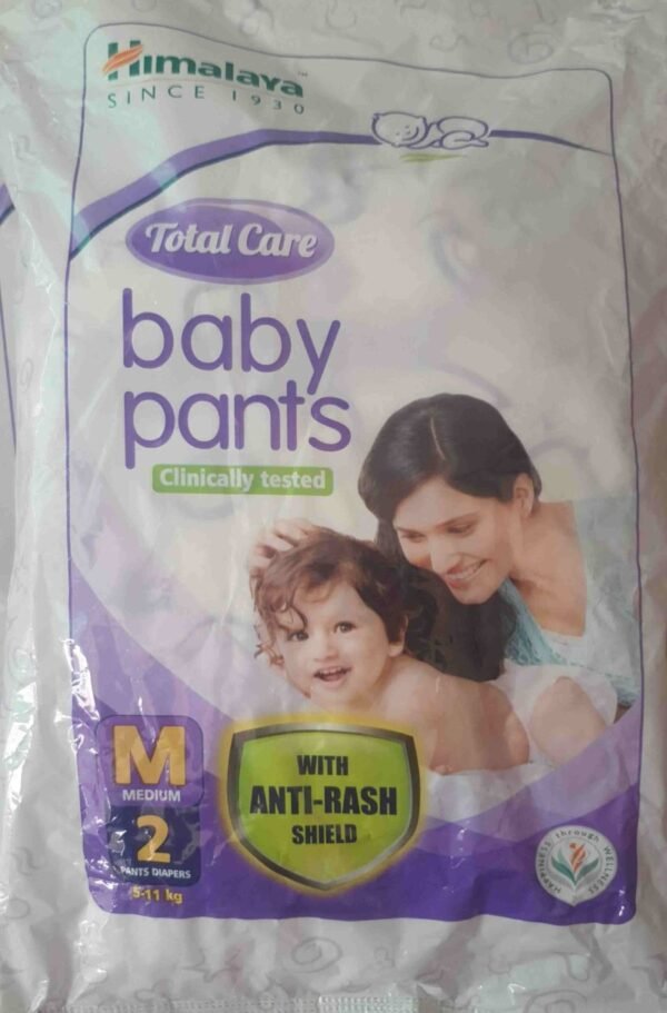 HIMALAYA TOTAL CARE BABY PANTS L, herbal diapers for baby, herbichem.com