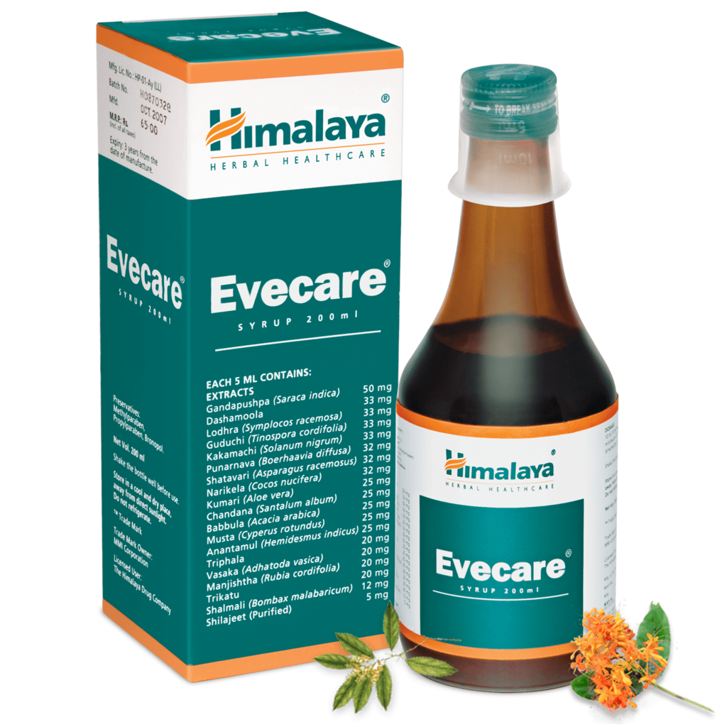 HIMALAYA EVECARE SYRUP, SYRUP FOR WOMEN, HERBICHEM.COM