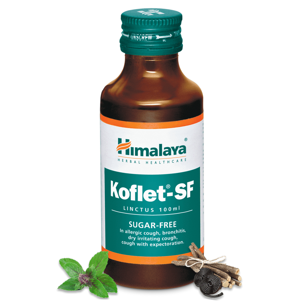 HIMALAYA KOFLET SF SYRUP LINCTUS, himalaya koflet syrup, cough syrup, best cough syrup, herbichem.com