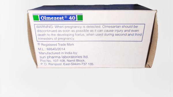 olmezest 40, olmigest 40, olmijest 40, sun pharma, good, herbichem.com, blood, pressure, high, bp, medicine