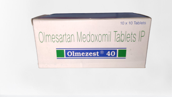 OLMEZEST 40MG TABLET, olmezest 40, olmigest 40, olmijest 40, sun pharma, good, herbichem.com, blood, pressure, high, bp, medicine