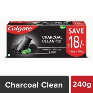 COLGATE CHARCOAL CLEAN TOOTHPASTE, colgate charcoal clean, 240 gm charcoal colgate, charcoal toothpaste, toothpaste made from charcoal, herbichem.com