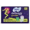 SOFY ANTIBACTERIAL OVERNIGHT XXL SANITARY PADS, SANITARY, PAD, NAPKIN, PERSONAL, HYGIENE, PERIODS, GOOD, HERBICHEM.COM, BEST PAD