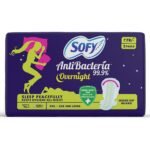 SOFY ANTIBACTERIAL OVERNIGHT XXL SANITARY PADS, SANITARY, PAD, NAPKIN, PERSONAL, HYGIENE, PERIODS, GOOD, HERBICHEM.COM, BEST PAD