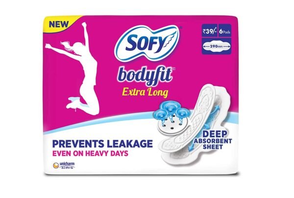 SOFY SLIM XL 6 PAD SANITARY NAPKINS, SOFY, 6, PAD, EXTRA, LARGE, XL, SANITARY, NAPKINS, GOOD, HERBICHEM.COM