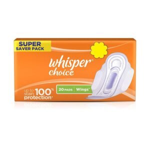 WHISPER, CHOICE, REGULAR, SIZE, 20, PADS, NAPKIN, SANITARY, NORMAL, PERIODS, GOOD, BEST, HERBICHEM.COM