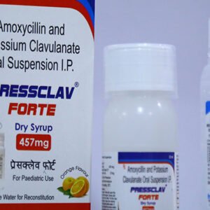PRESSCLAV FORTE 457MG DRY SYRUP, PRESSCLAV, FORTE, DRY, SYRUP, VERITAZ, INFECTION, SINUS INFECTION, URINARY TRACT INFECTION, MEDICINE, GOOD , HERBICHEM.COM